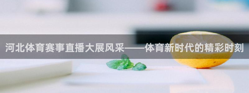 nba直播搜球吧：河北体育赛事直播大展风采——体育新时代的精彩时刻